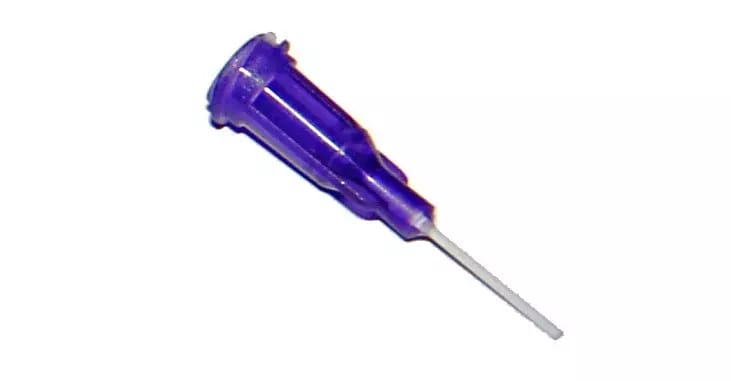Dosiernadeln mit flexibler Polypropylenkanüle lila 21G 1St