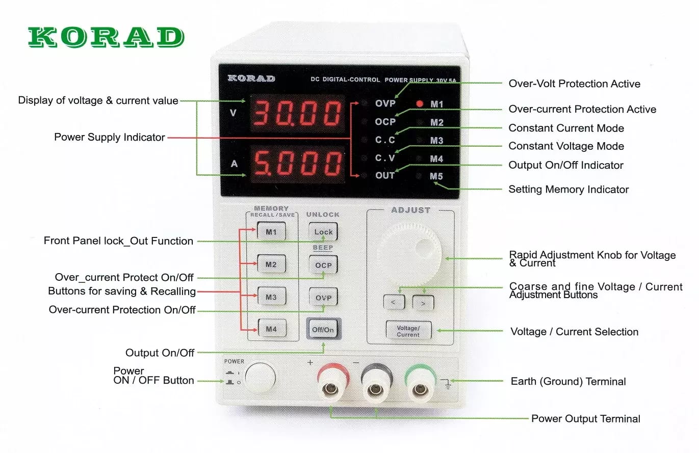 Labornetzgerät Korad KA3003D – 2
