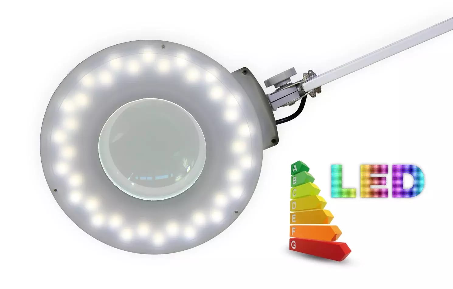 Tischlupe mit LED-Beleuchtung T86-B Vergrößerung 5 Dioptrien – 2