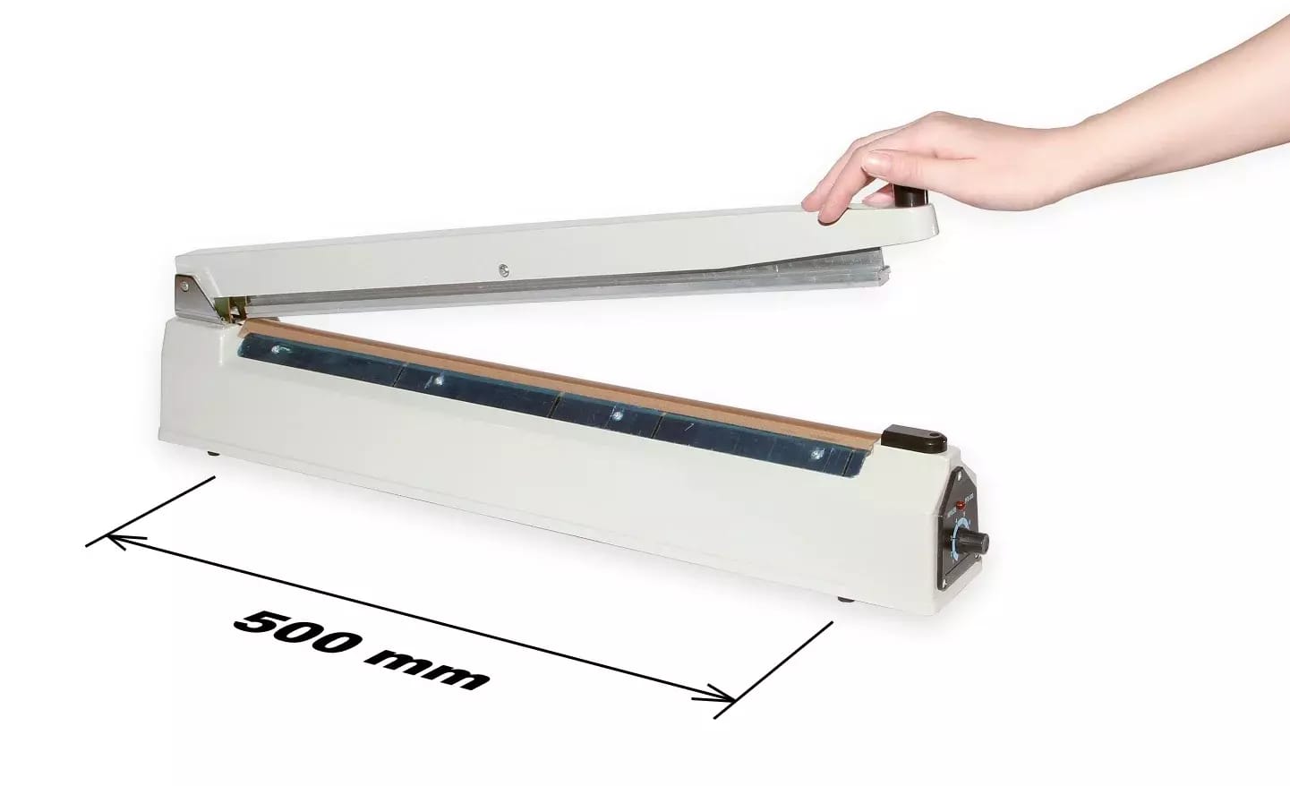 Impulsschweißgerät für Folien, Beutel und Verpackungen PFS-500 mit Schweißbalkenbreite 500 mm – 2