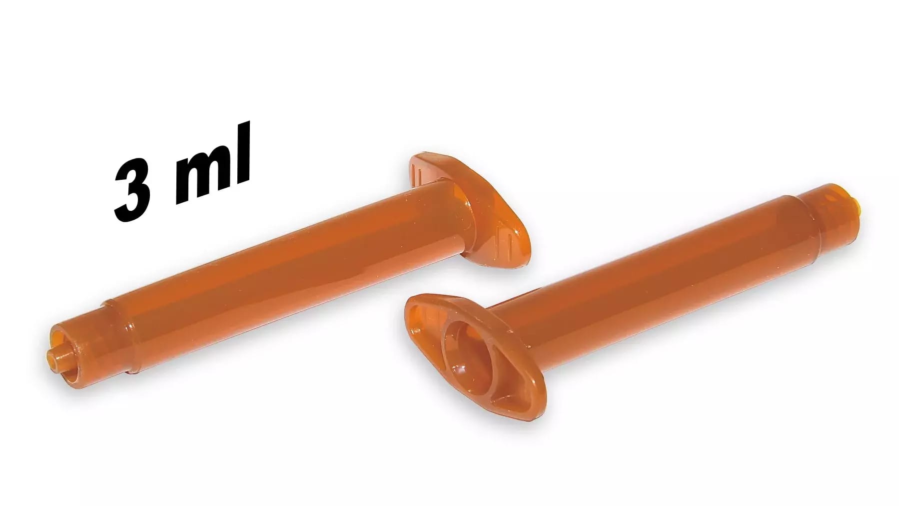 Dosierpatrone 3ml bernsteinfarben - UV undurchlässig