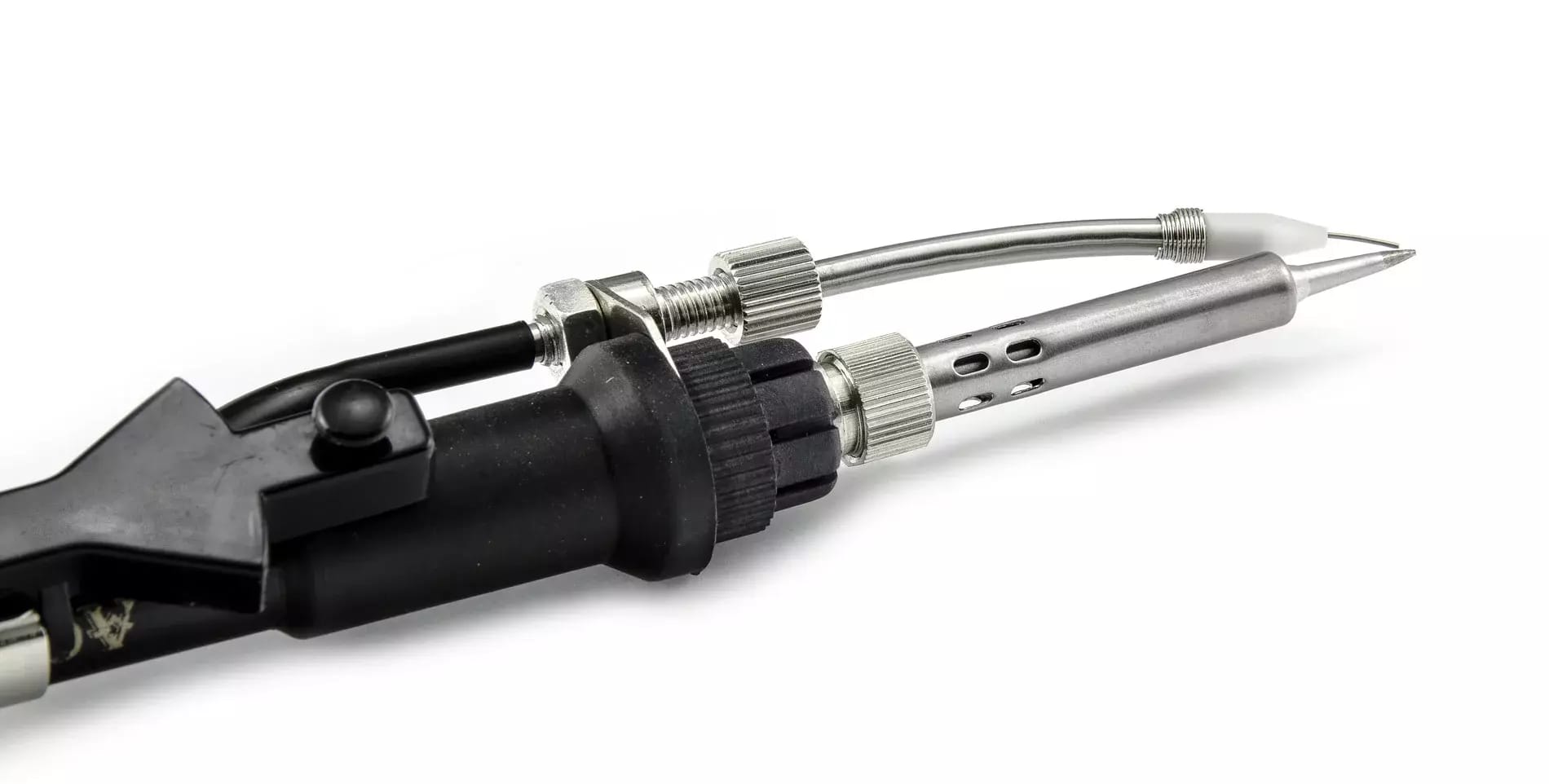 System zum Schneiden und Zuführen von 1mm Zinn zur Spitze des Hakko 375-04+ Mikrolötgerätes – 2