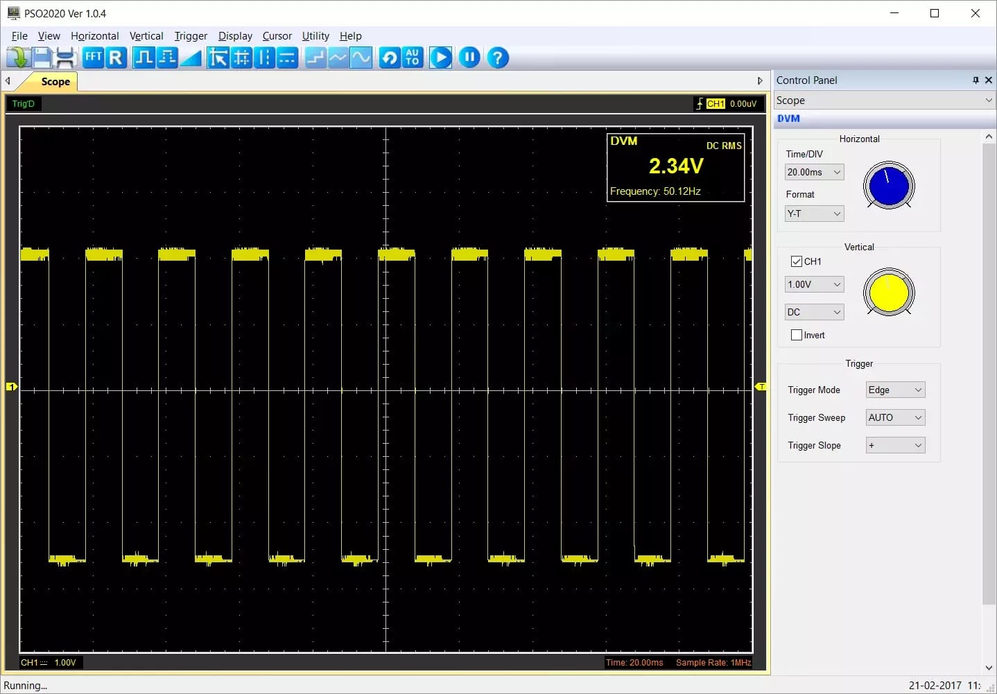 Handheld USB-Oszilloskop Hantek PSO2020 1CH 96MS/s 20Mhz – 2