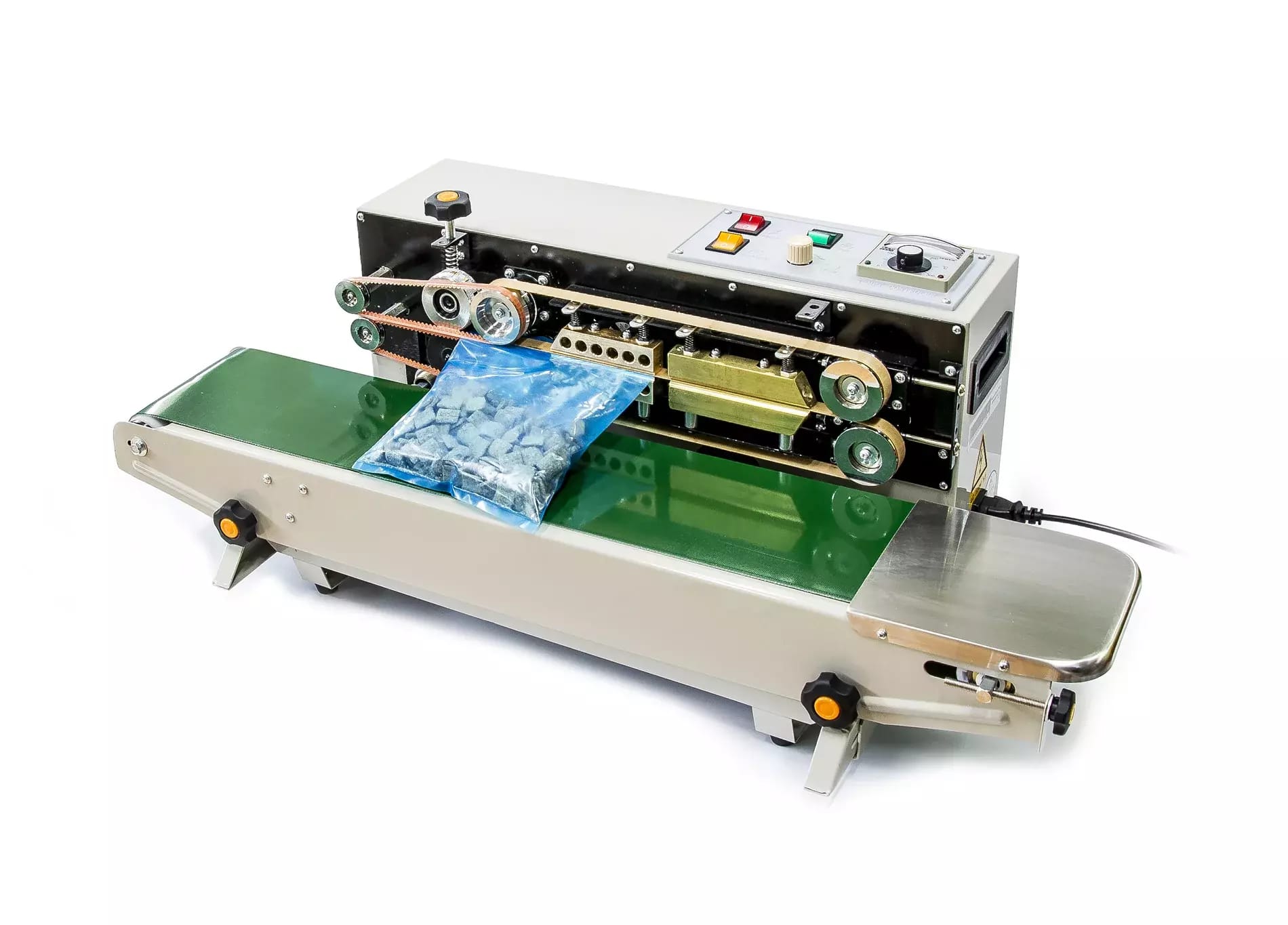 Kontinuierliche Beutel- und Folienschweißmaschine mit Druck und Transportband FR-900 – 2