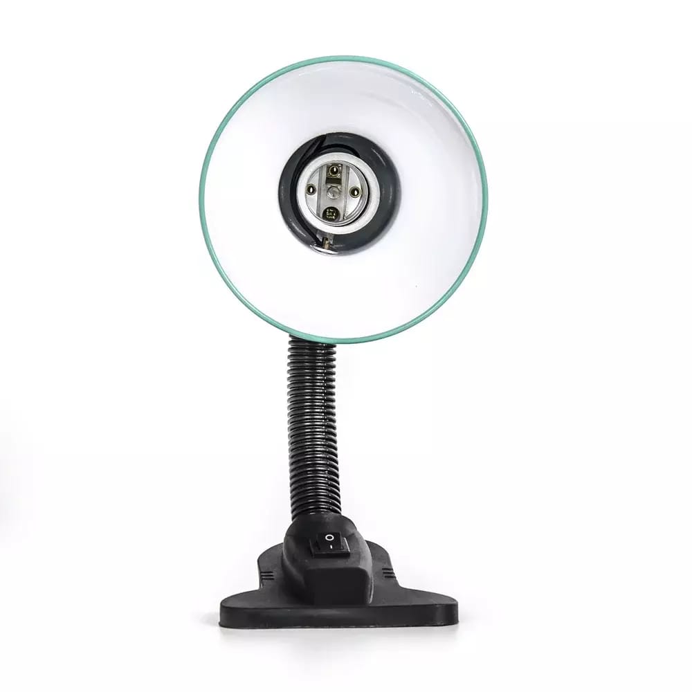 Flexible Tischleuchte mit Clip für E27 Glühbirnen türkis grün – 2