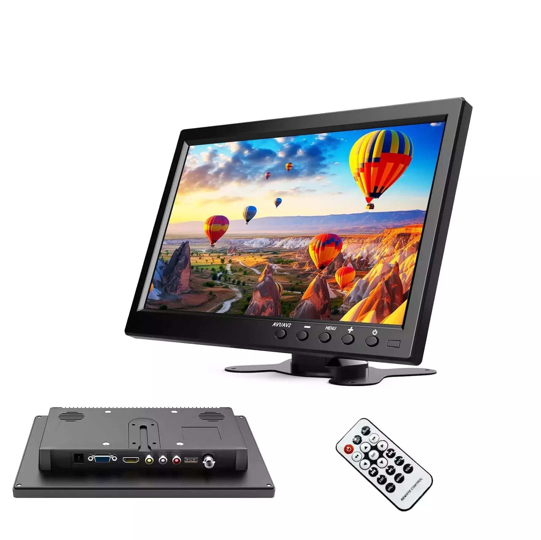 LCD-Bildschirm 10,1" HDMI, VGA, BNC, CINCH