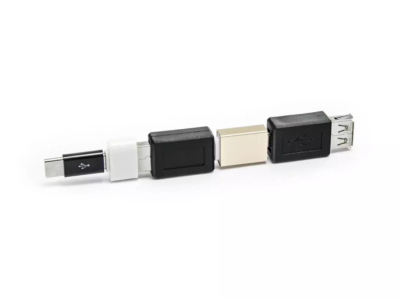 Set mit 6 USB-Reduzierern - micro USB, USB-C (Typ-C), USB – 2
