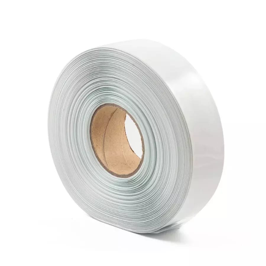 Weiße PVC-Schrumpffolie 2:1 Breite 57,5mm, Durchmesser 35mm – 2