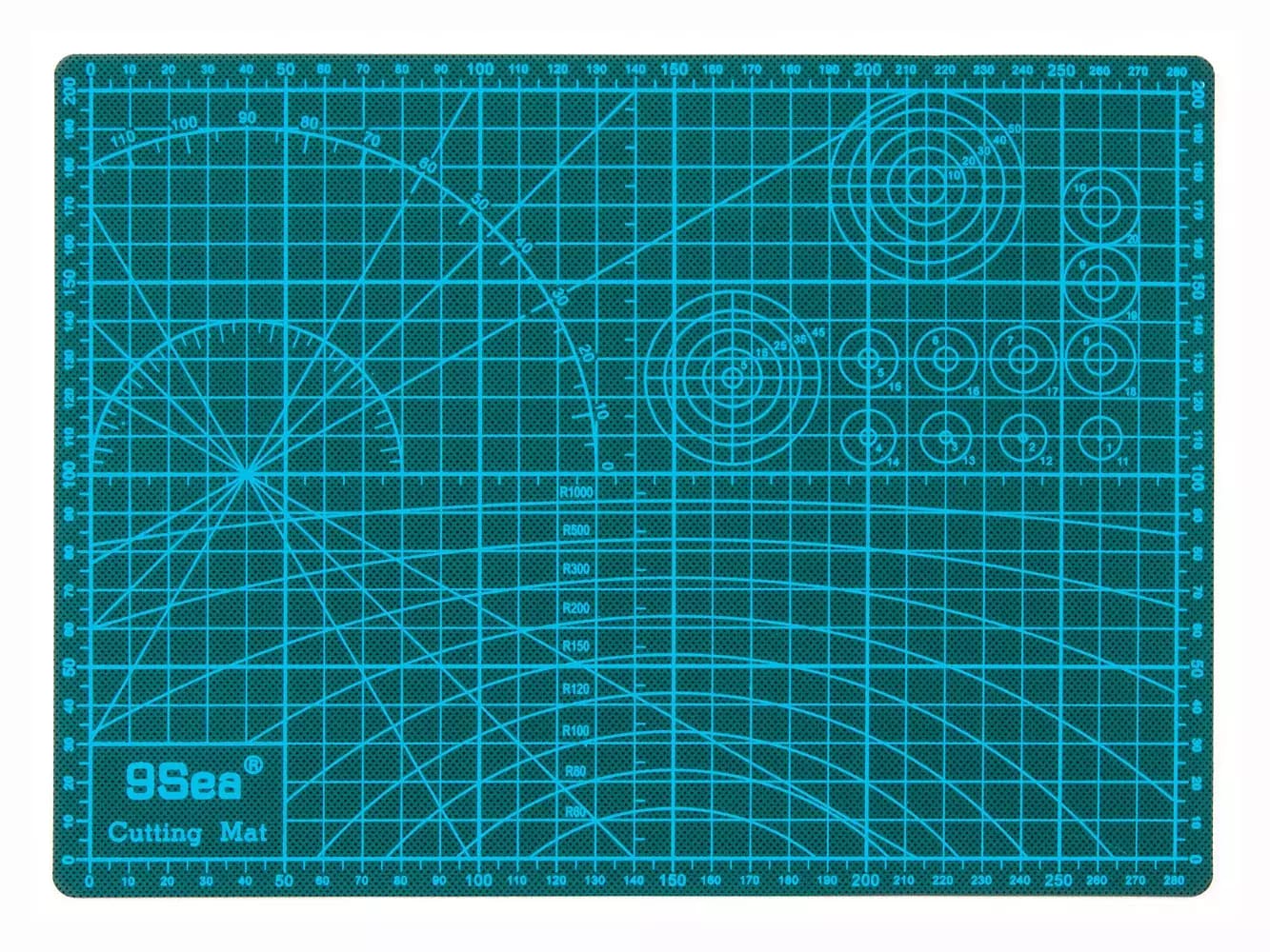 Schneidematte doppelseitig grün A4 30x22cm – 2