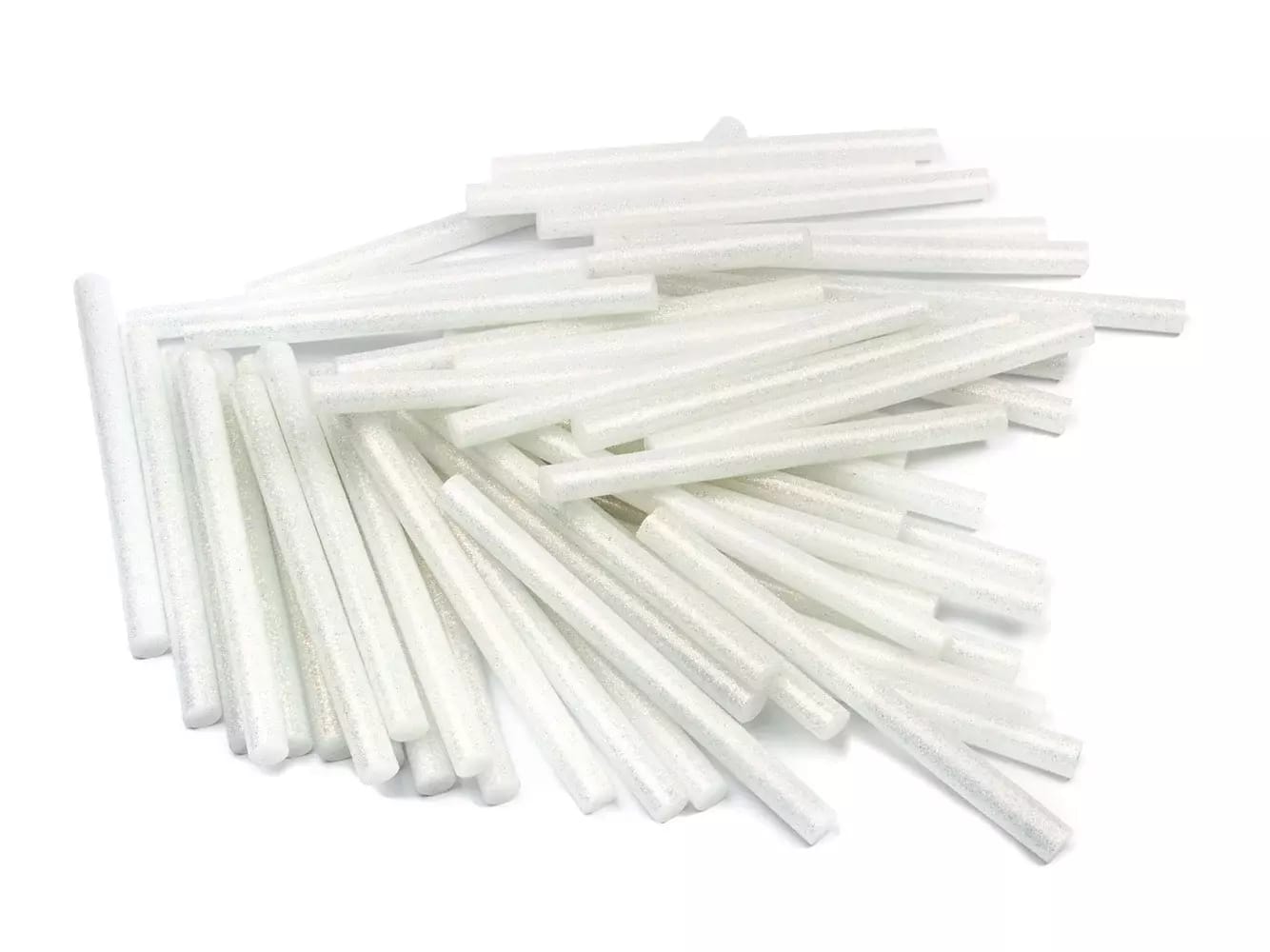 Nachfüllpackungen für Heißklebepistole milchig mit Glitter (Glitter) Durchmesser 11mm, 1kg