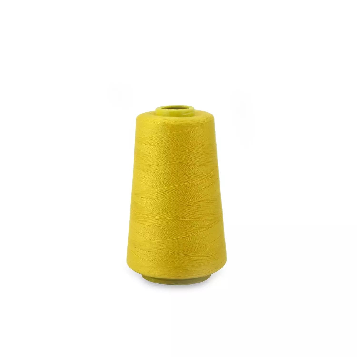 Industrieller gelber Polyester (PES) Nähfaden zum Absacken 1000m