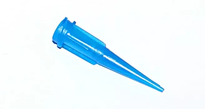 Konische Kunststoff-Dosiernadeln blau 22G 1St