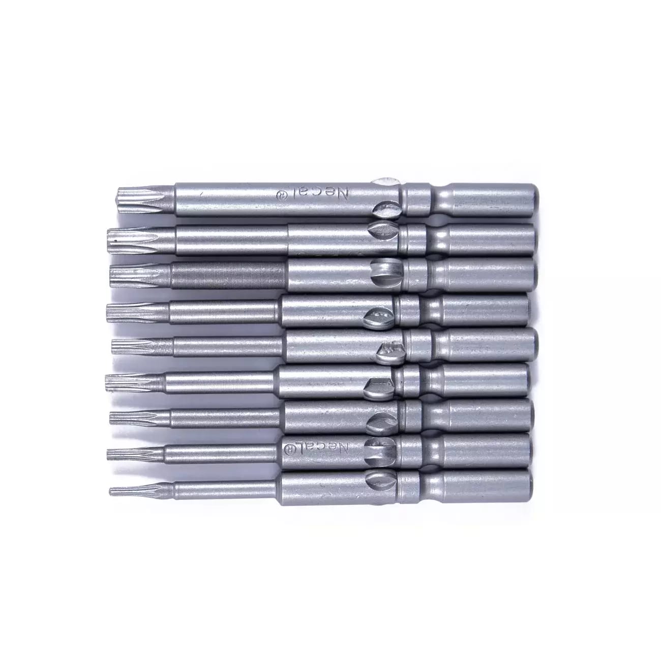 Satz von 9 Bits HIOS H5(∅5) Torx-Bits T5-T25 - 60mm