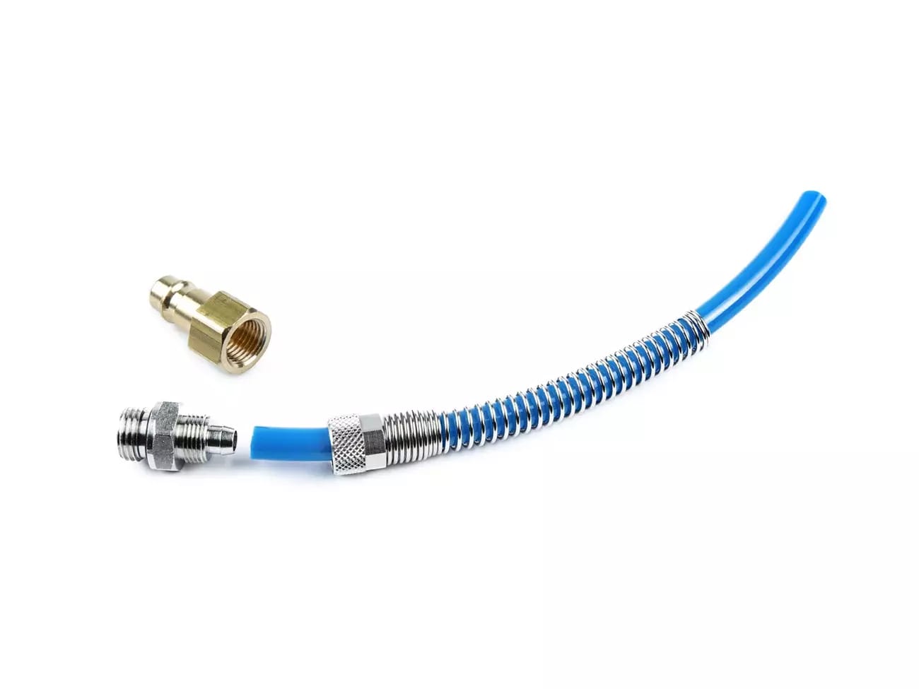 Schnellkupplung / Schlauchverbinder für Luftleitungen 6mm - G 1/4" mit Schutzkappe – 2