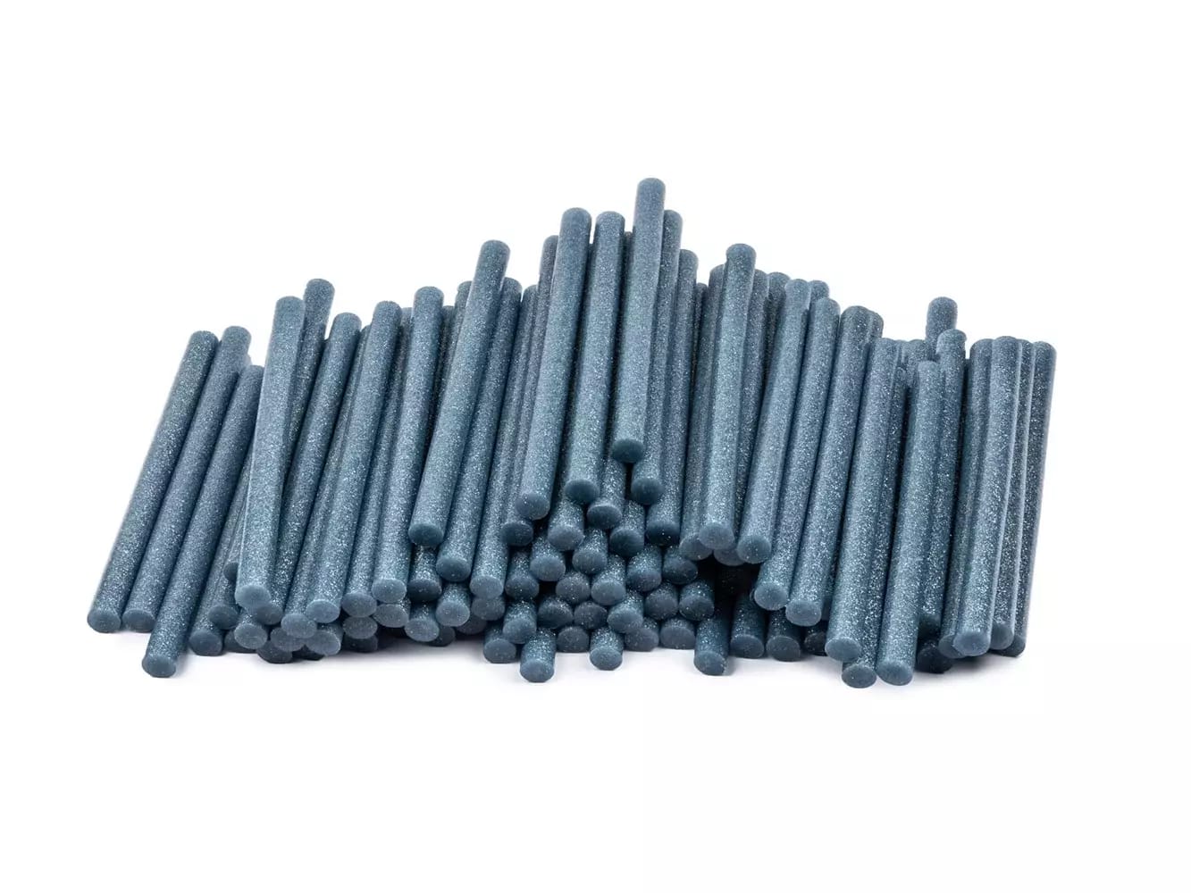 Glitterpistolenminen blau-grau mit Glitter (Glitter) Durchmesser 11mm, 1kg
