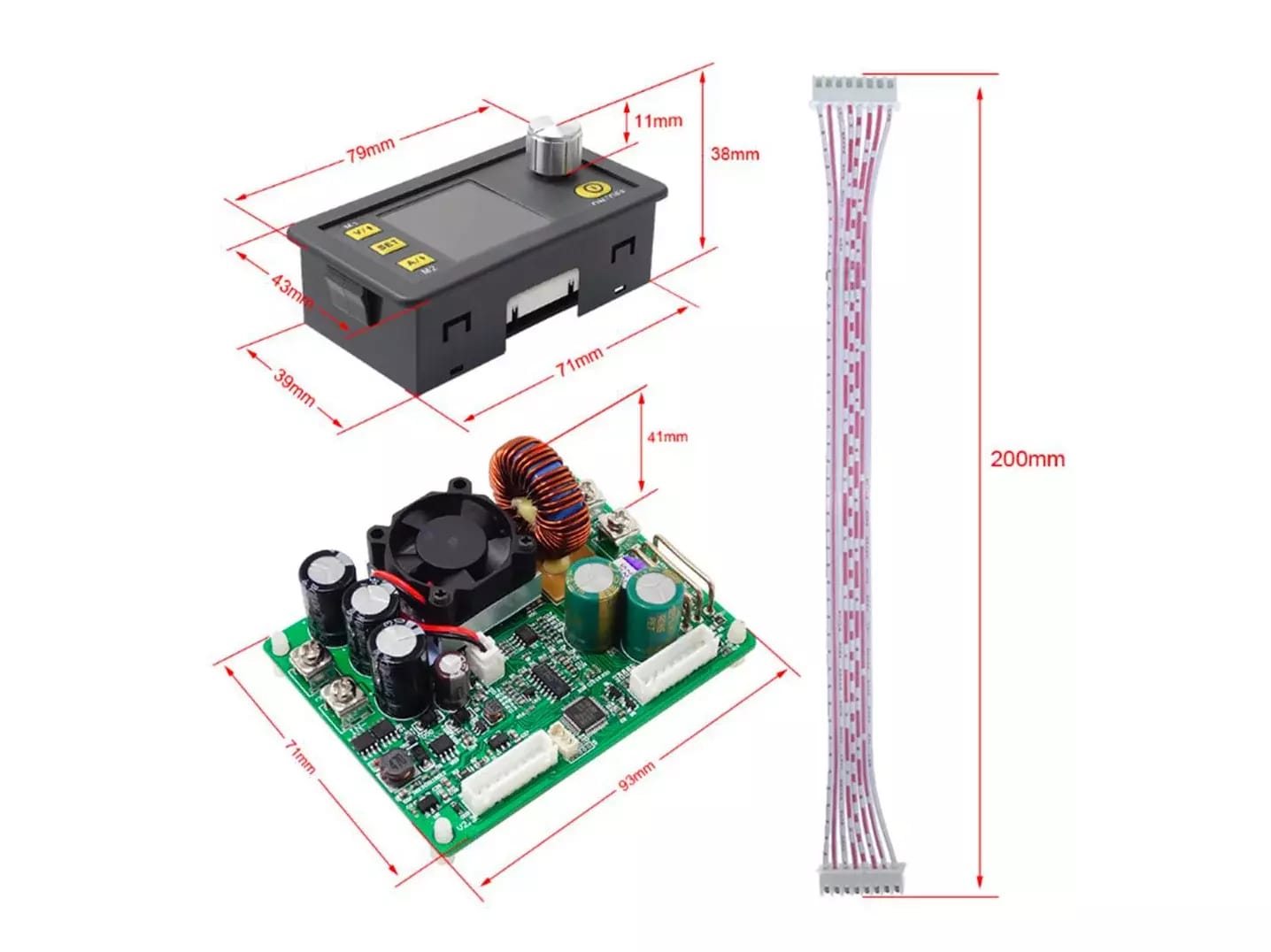 Steuerbares Stromversorgungsmodul DPS5015 0-50V 0-15A mit USB und BT Kommunikation – 2