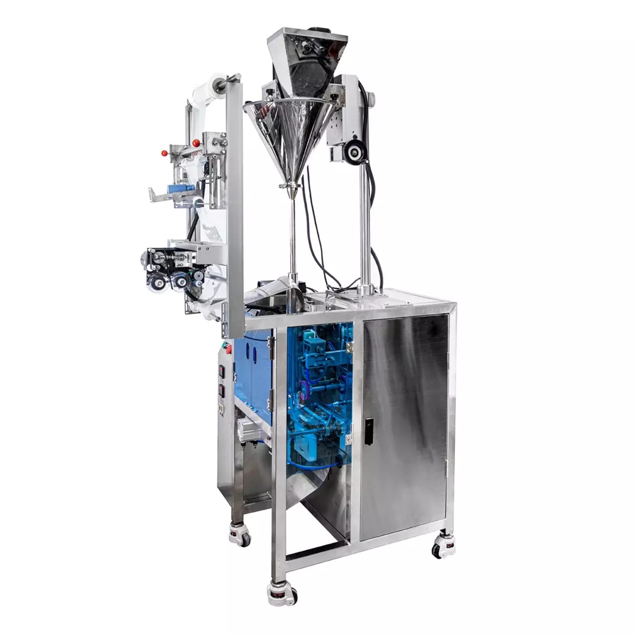 LPF20L 1-125g Schraubendosierautomat mit Packer, Dosierdatendrucker und Markierungserkennung