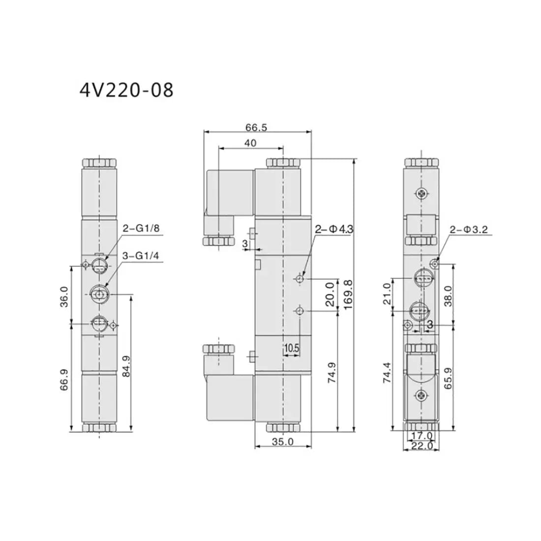 Elektrischer Hubmagnet 5/2 4V220-08 24V DC – 2
