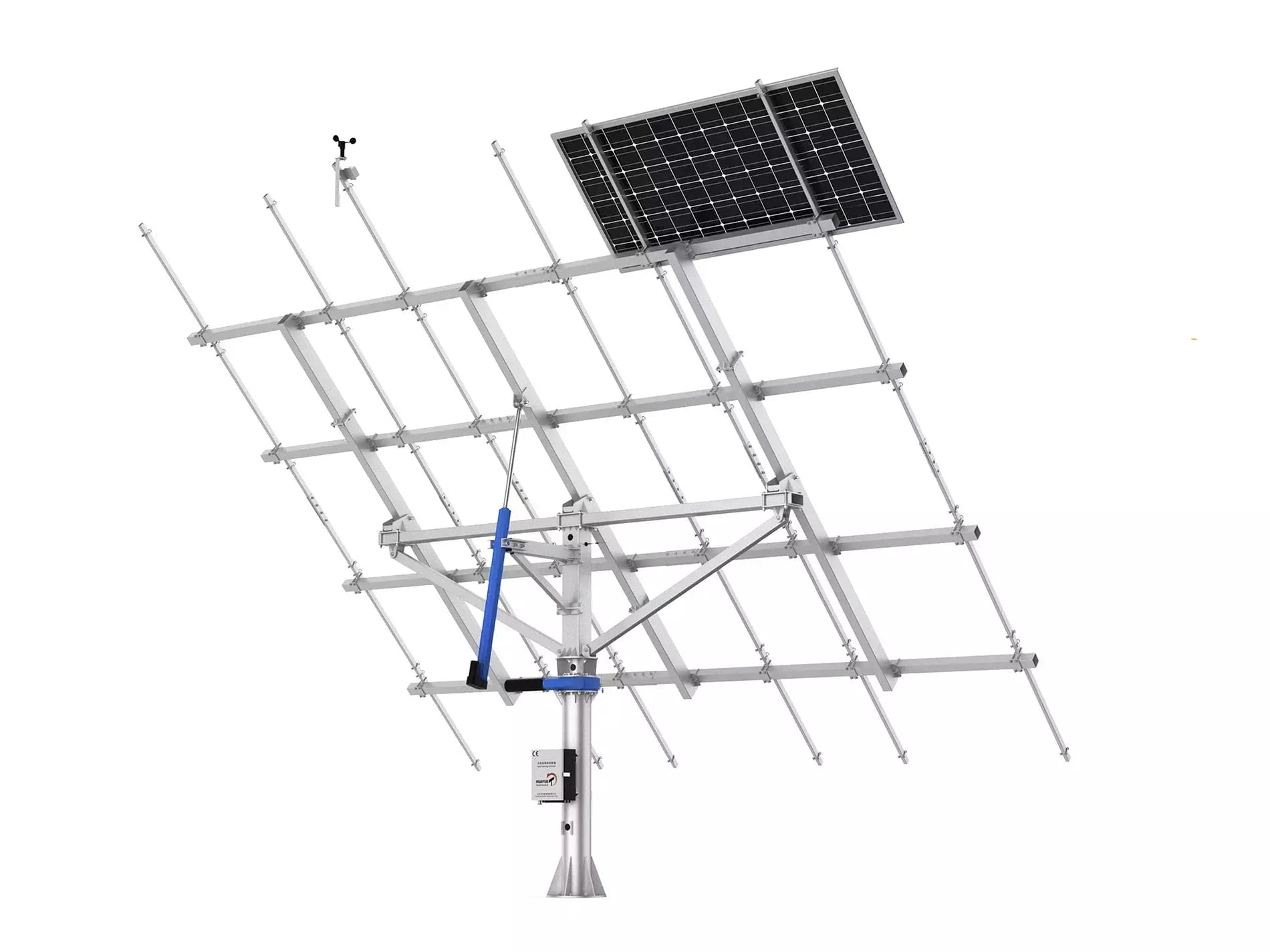 Huayue zweiachsiger Solartracker für 12 Module - 6,6kW
