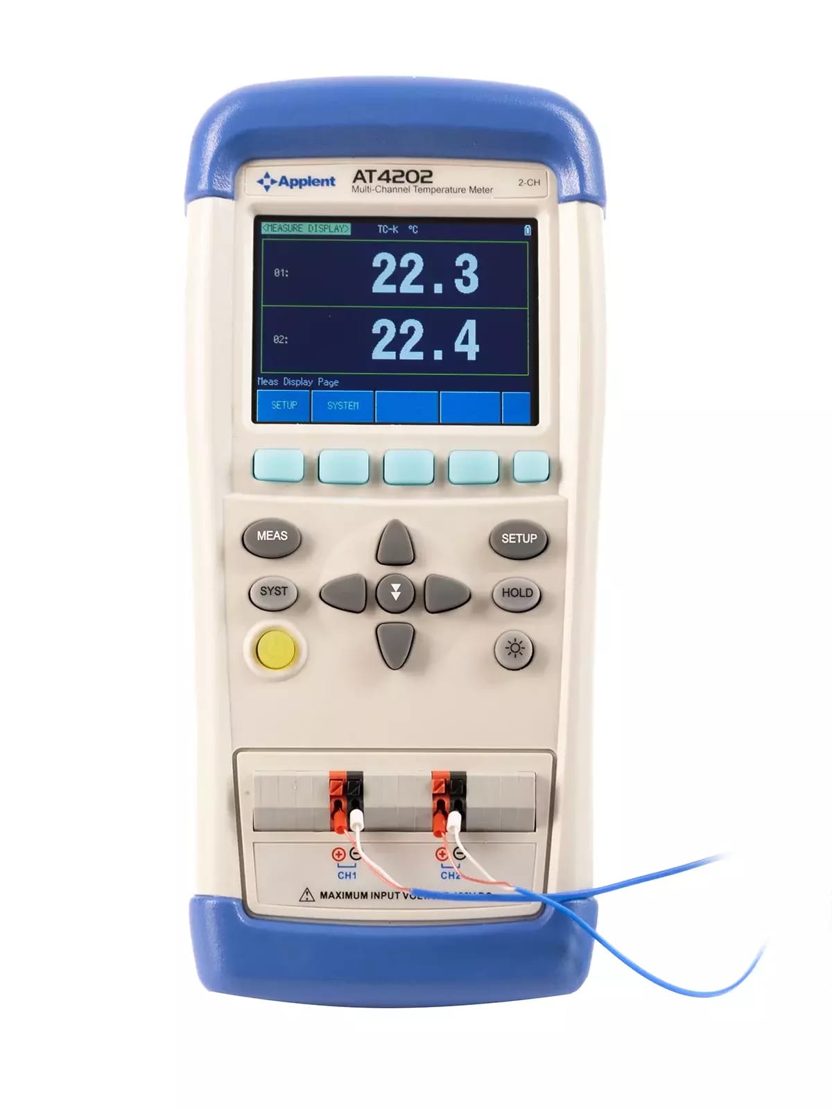 Applent AT4202 Zweikanal-Thermoelement-Datenlogger und Thermometer – 2