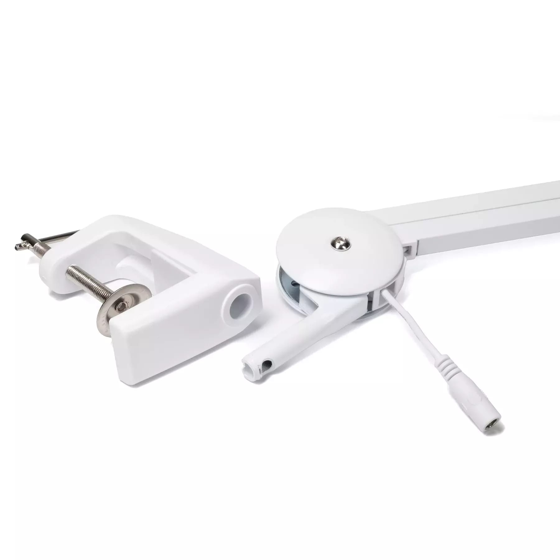 Weiße Tischleuchte IB-127 mit 127mm Vergrößerungsglas und LED-Hintergrundbeleuchtung – 2