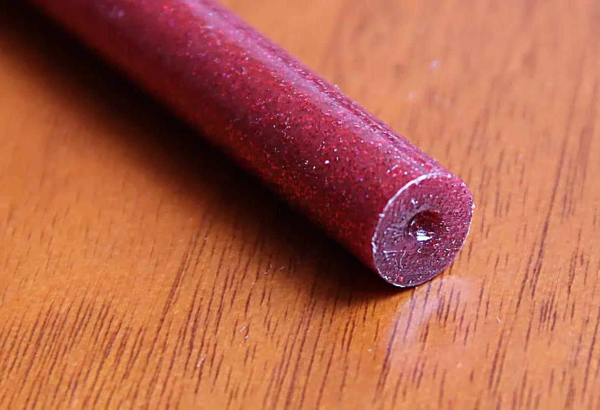 Dekorative Glitzerstäbchen für Heißklebepistole rot 53pcs(1kg) – 2