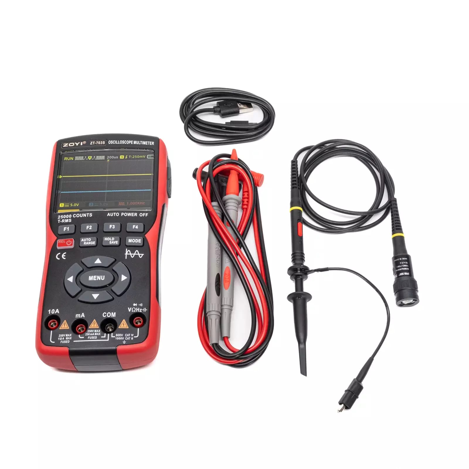 ZOYI ZT-703S 3V1 - Multimeter mit Oszilloskop und Funktionsgenerator – 2