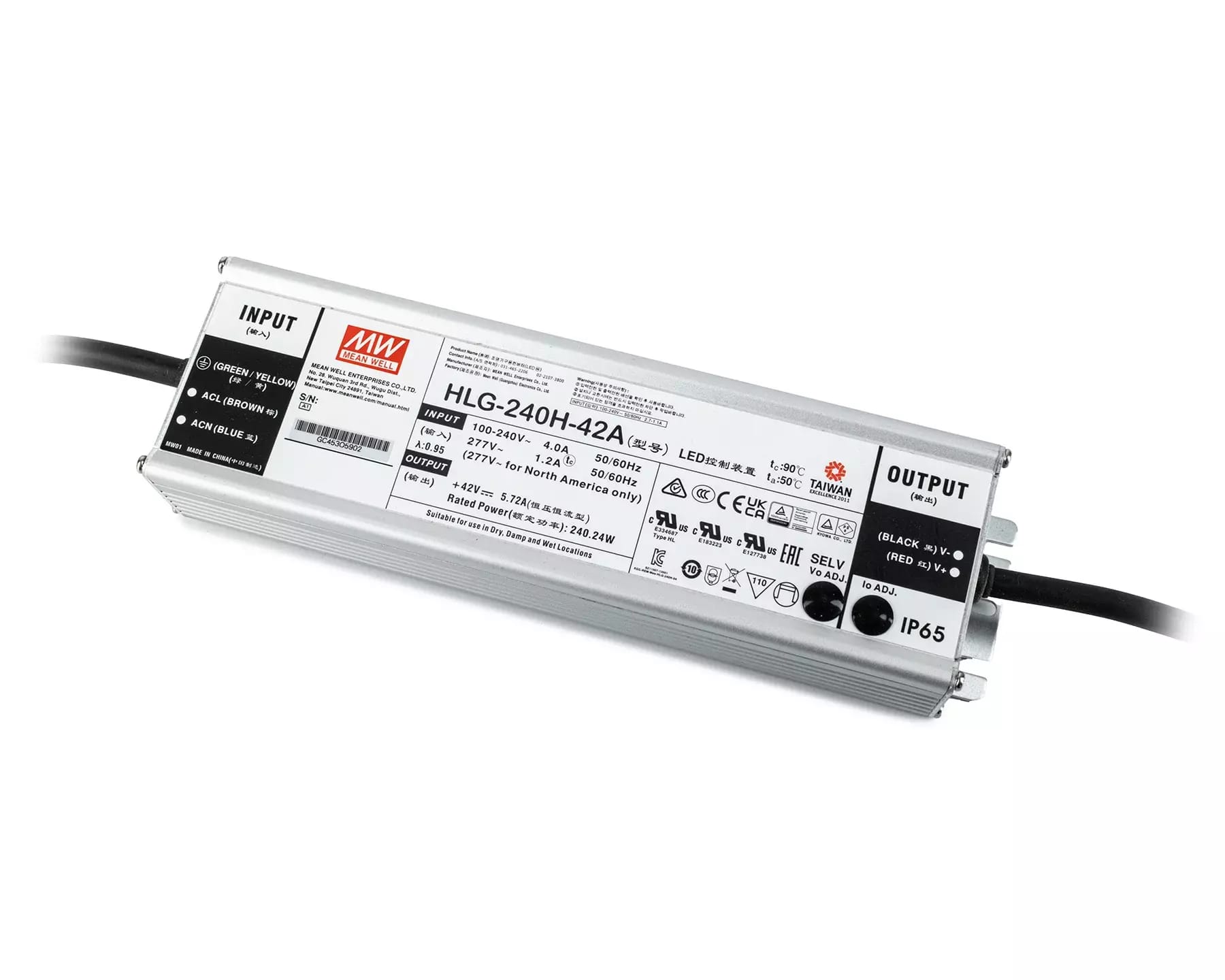 Netzgerät Mean Well HLG-240H-42A - 240W