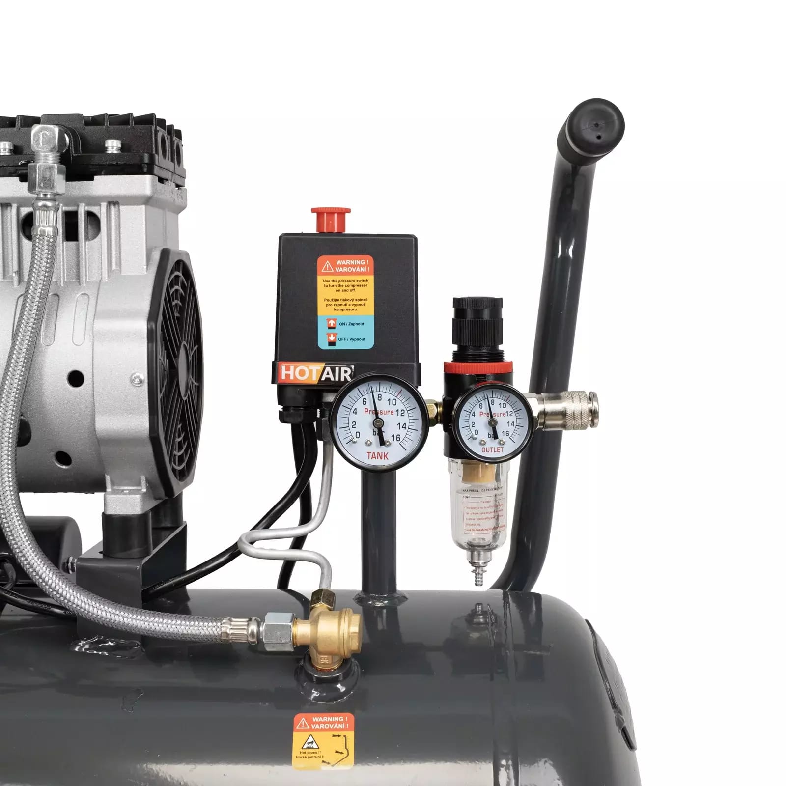 Ölfreier Kompressor Matabro MB-K202 - 50l, 230V, 1500W – 2