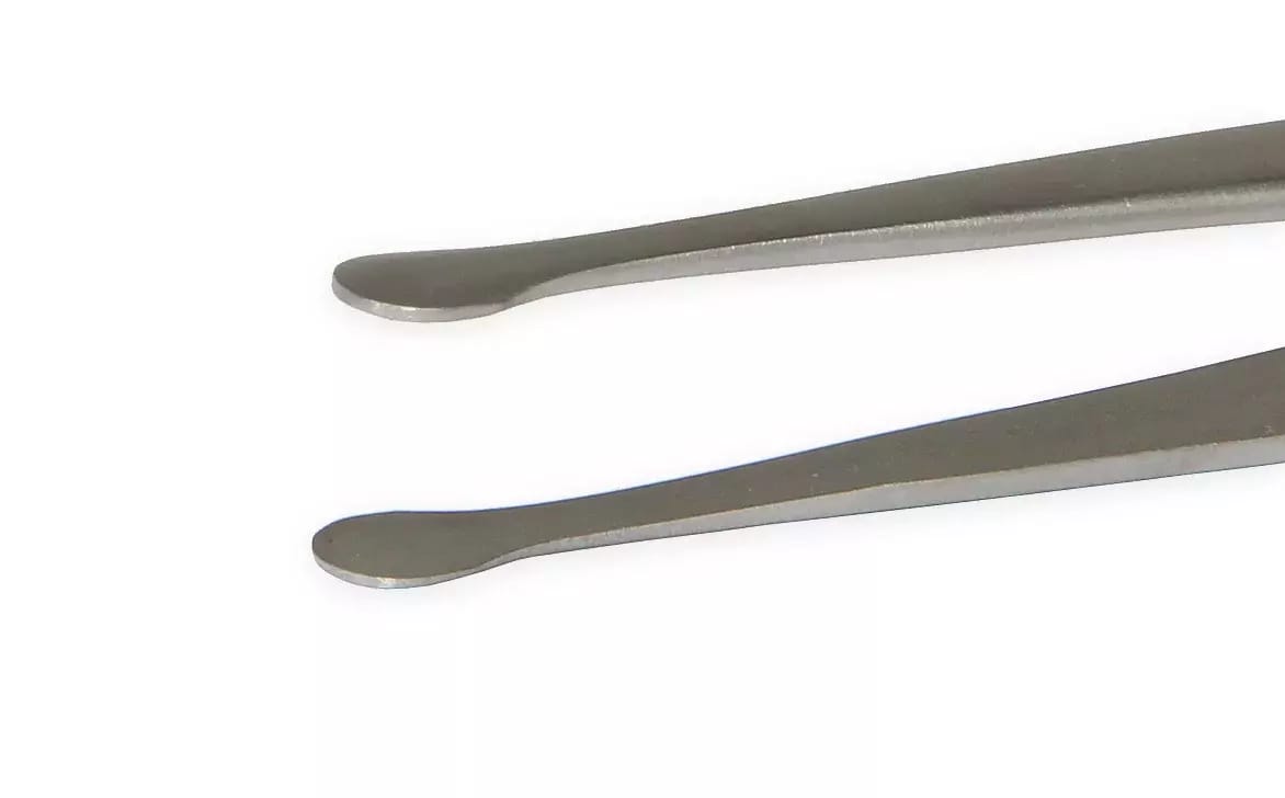 Flachpinzette mit kreisförmigen Greifflächen aus Edelstahl BEST BST-5R – 2