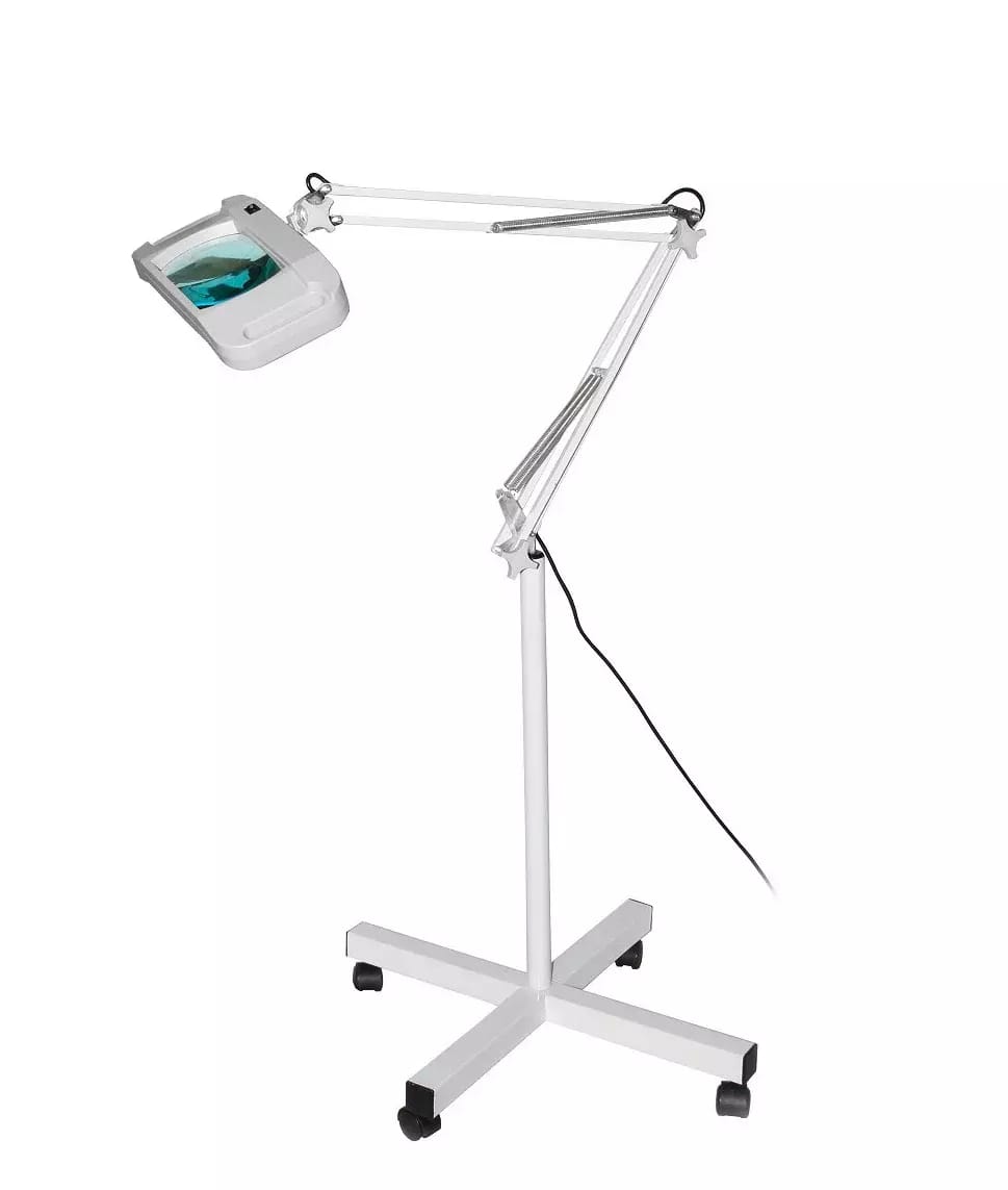 Mobiler Lampenständer mit Lupe 65cm – 2