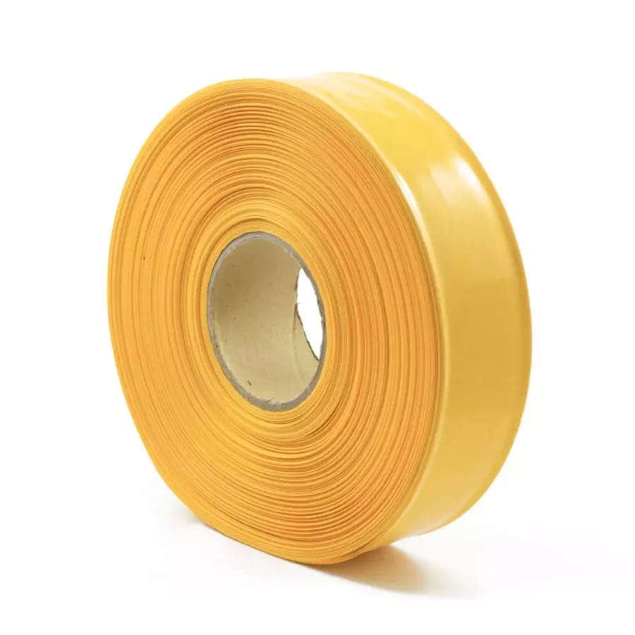 Gelbe PVC-Schrumpffolie 2:1 Breite 57,5mm, Durchmesser 35mm – 2