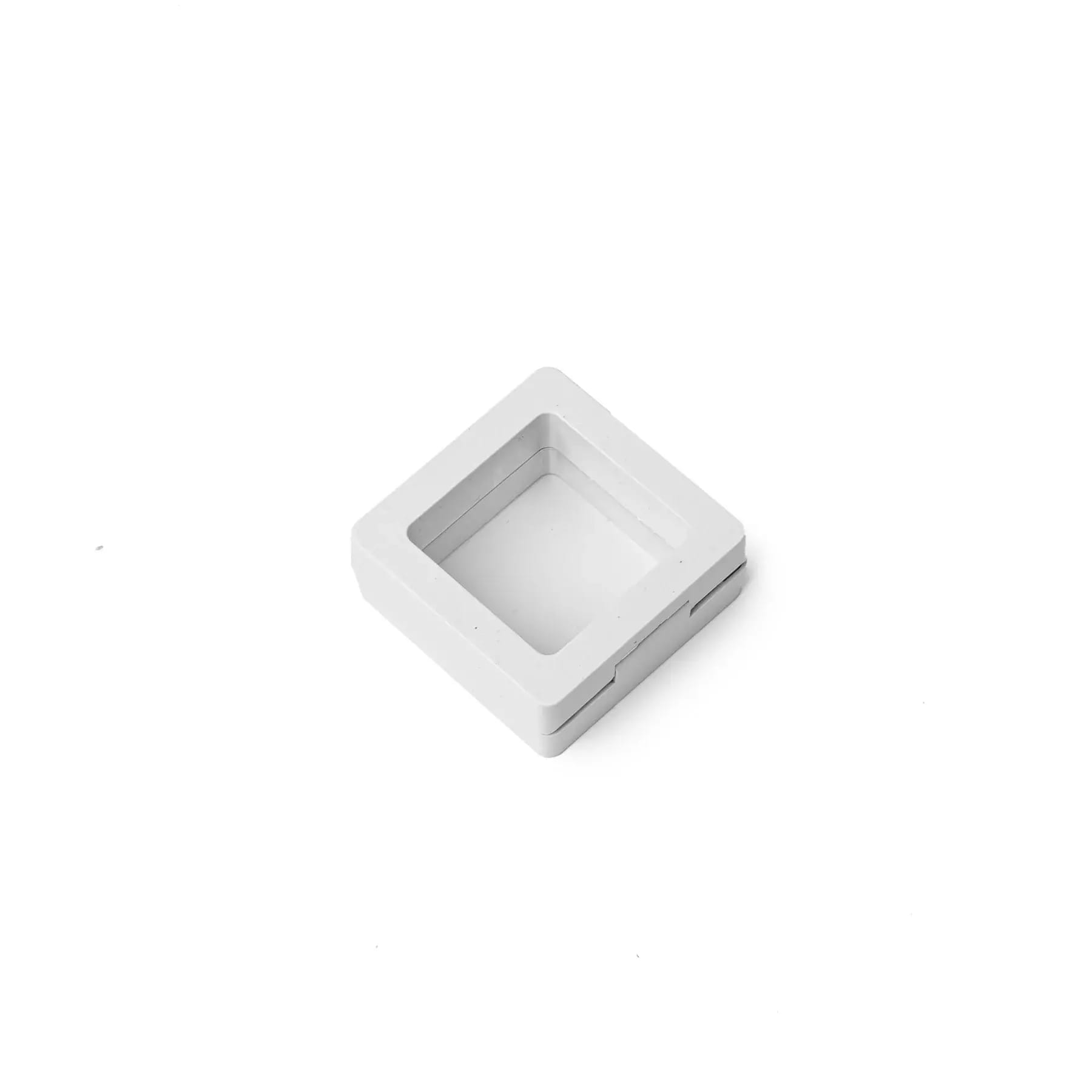 3D-Schweberahmen weiß 5x5x2 cm